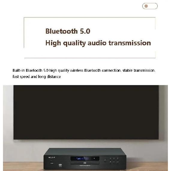 HiFiAMP Профессиональный CD-плеер MCD30/E25 Беспроводной Bluetooth 5.0 USB Lossless Аудио Декодирование DTS Домашний HiFi CD Музыкальный Плеер