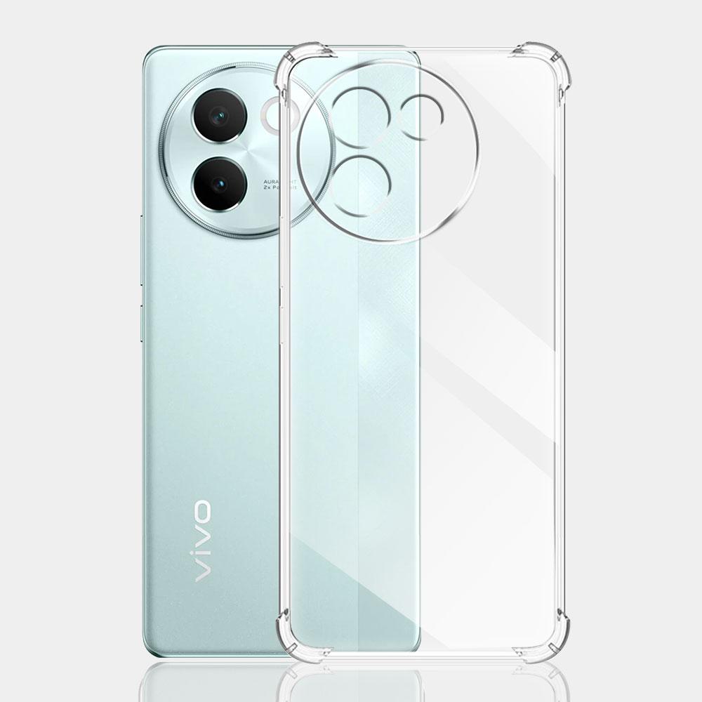 For Vivo V30E 5G /Vivo T3X Cases Clear Shockproof Silicone Soft Phone Case For Vivo Y200i Back Cover On VivoV30E T3X Y200i Funda