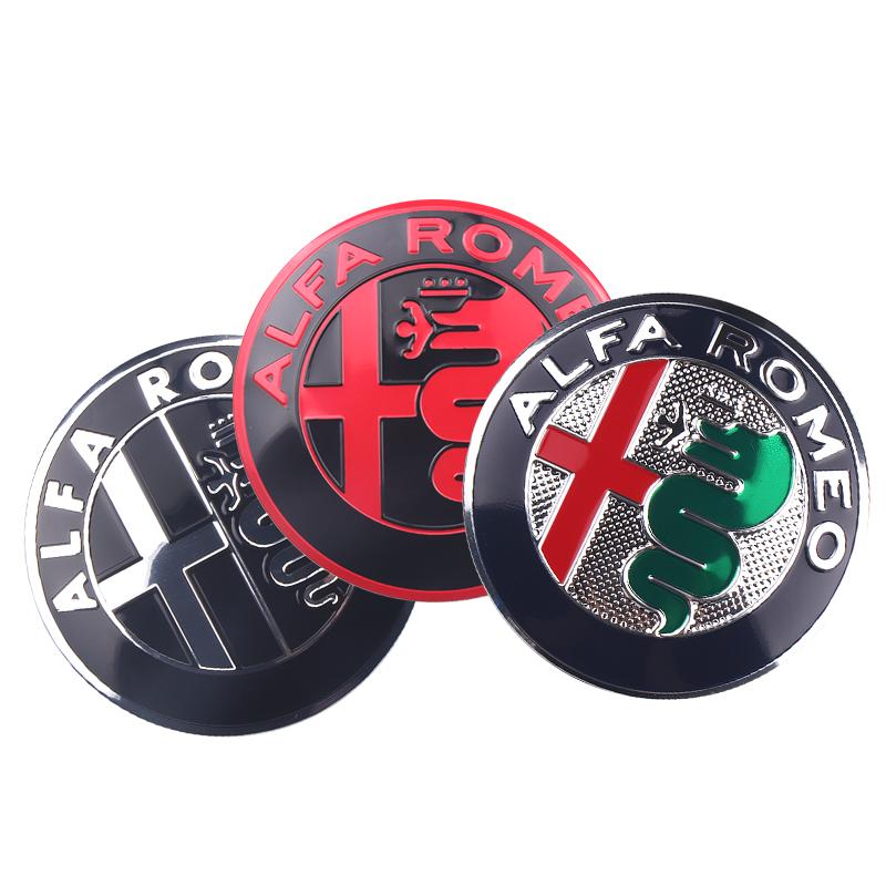 Car Stickers For Alfa Romeo 4pcs/set 56mm Car Wheel Center Hub Stickers 60mm Car Wheel Center Hub Caps Auto Decoration Accessori