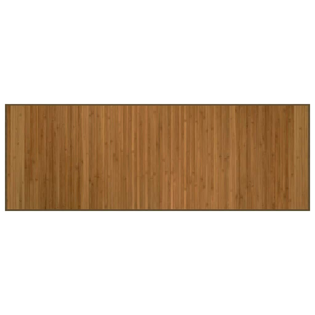 Rectangular Rug Brown 70x200 cm Bamboo