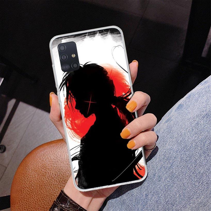Rurouni Kenshin Anime Phone Case For Samsung Galaxy A52 A32 A22 A12 A51 A31 A50S A30S A20S A10S Note 20 Ultra 10 Plus S10 A72 A7