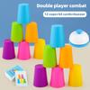 Educational Stacking Cup Game Intellectual Enlightenment Board Game Kids Toy  Indoor Game