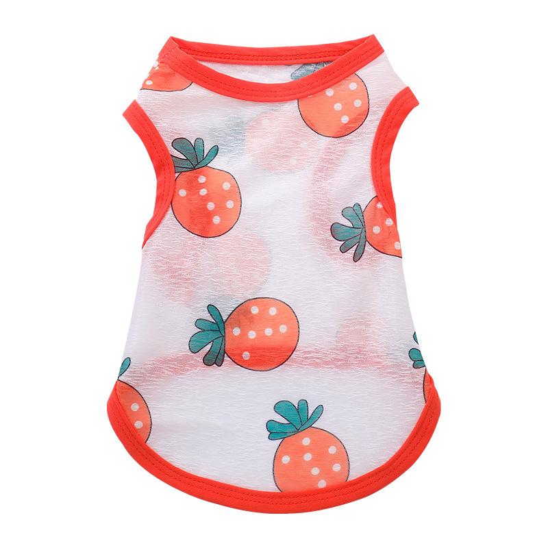 New Dog Clothes Summer Thin Breathable Vest Cat Clothes Small Dog General Clothing Pet Spring and Summer Clothes