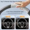 ALA1 Carbon Fiber Steering Wheel Cover For Tesla Model 3 Model S Model X Model Y Non-Slip Protector Shell Auto Interior Accessories