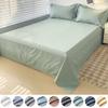 1PC Egyptian Cotton Flat Bed Sheet, 400TC 100% Cotton Top Sheets, Luxury Soft Bed Sheet Bed Linen, for Double Queen King Bed