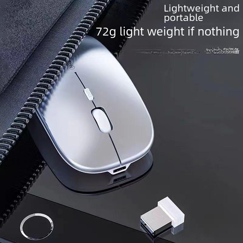 Бесшумная двухрежимная беспроводная Bluetooth-мышь для устройств Huawei (Мобильный телефон, планшет, ноутбук) - Возможность подзарядки для использования в офисе и бизнесе