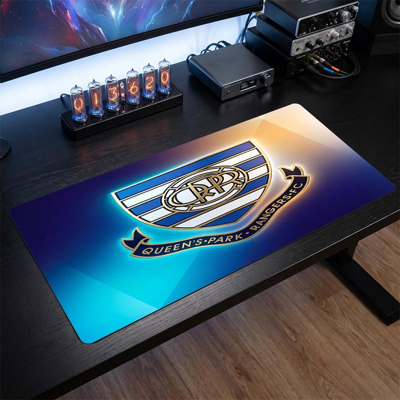 Queens Park Rangers Football Print Large Mouse Pad, Anti-Slip Extended Gaming Desk Mat for Office Home