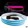 DIY автомобильный капот световая полоса дневного света бегущая полоса сканирования освещение IP68 гибкие автоматические резаки огни декоративные неоновые лампы 12 В
