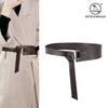 Super Wide Women'S Leather Belt Women'S Cowhide Belt Decorative Outer Dress Coat Women'S Belt