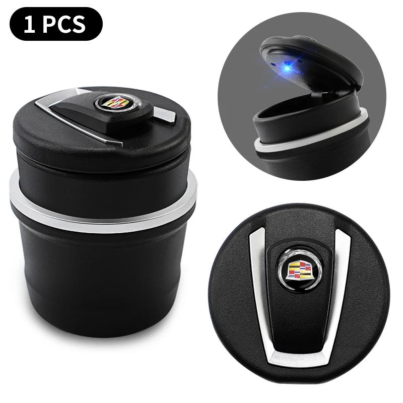 Portable LED Smoke Car Ashtray Ashbox Cup Auto Indicator Ashtray For Cadillac Escalade CTS ATS SRX STS XT5 XT4 XT6 XTS CT4