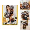 Adorable Gray Black Myth Wukong Plush Toy Doll For Kids Festival Gift 40cm 60cm 80cm