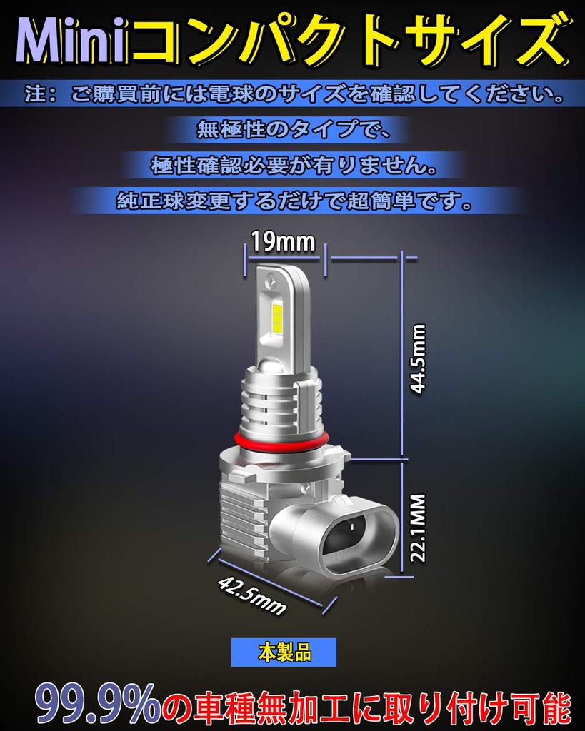 HB3 (9005) HB4 (9006) Обычная светодиодная фара белого цвета 6500K 13000LM 60W совместима с автомобилями 12V-24V безвентиляторный противотуманный фонарь комплект из 2 шт.