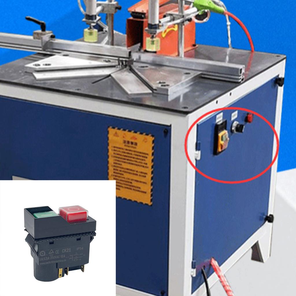 Advanced CK21 Electromagnetic Component 250V 16A Start Push Button Simple Operate Suitable for Various Applications