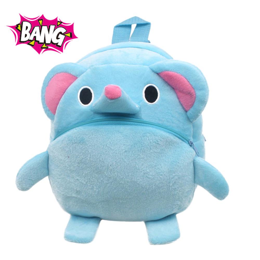 Headdress Children Baby Girls Boys Kids Cute Cartoon Animal Backpack Toddler School Bag