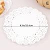 150 шт., круглая бумажная салфетка с кружевными краями, подложка для кексов, жареная еда, десерт, печенье, вечеринка, свадьба, бисквит, торт, посуда, подложка для чашки