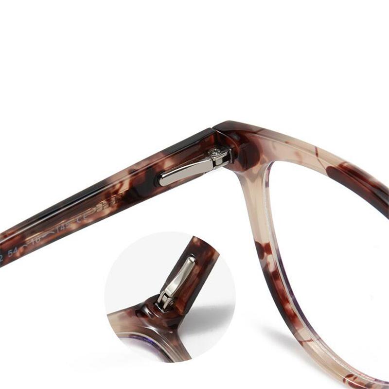 Blue Light Blocking Glasses Women Myopia Lens Prescription Eyeglasses Transparent Gray Frame Cat Eye Diopter 0 To -6