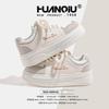 Global platform white shoes women's KMJH6116 summer new versatile niche women's shoes original height-increasing casual board shoes
