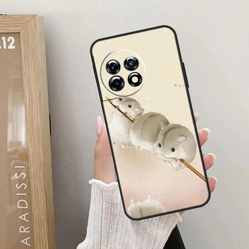 Hamsters Case For OnePlus Nord CE 4 3 2 Lite 2T N10 N20 N30 OnePlus 12 11 9 10 Pro 8T 10T 12R Cover