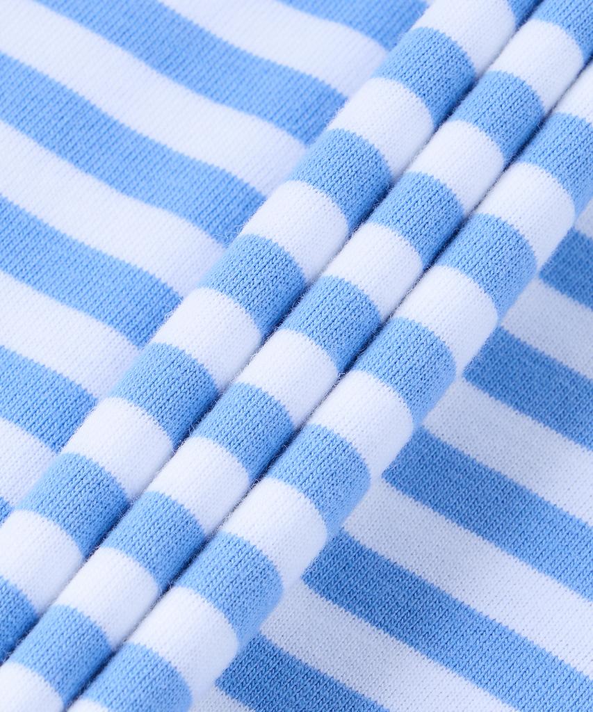POLO RALPH LAUREN Футболка в полоску с индивидуальным кроем Slim Fit из джерси - Синяя