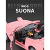 1/24 Mazda MX5 Модель легкосплавного автомобиля Звук и свет Инерционный механизм Детская игрушка Коллекционные предметы Подарок на день рождения