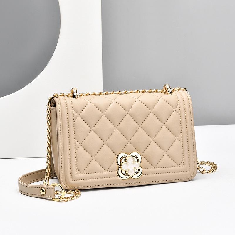 IELGY Korean Version of Fashionable Women's Bags, Trendy Small Square Bags, Chain Single Shoulder Oblique Span Bags