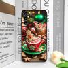 Рождественский чехол для телефона с рисунком чашки горячего кофе для Samsung Galaxy S25 S24+ S23 Ultra S22 Plus S21 FE M53 M55 Мягкий чехол