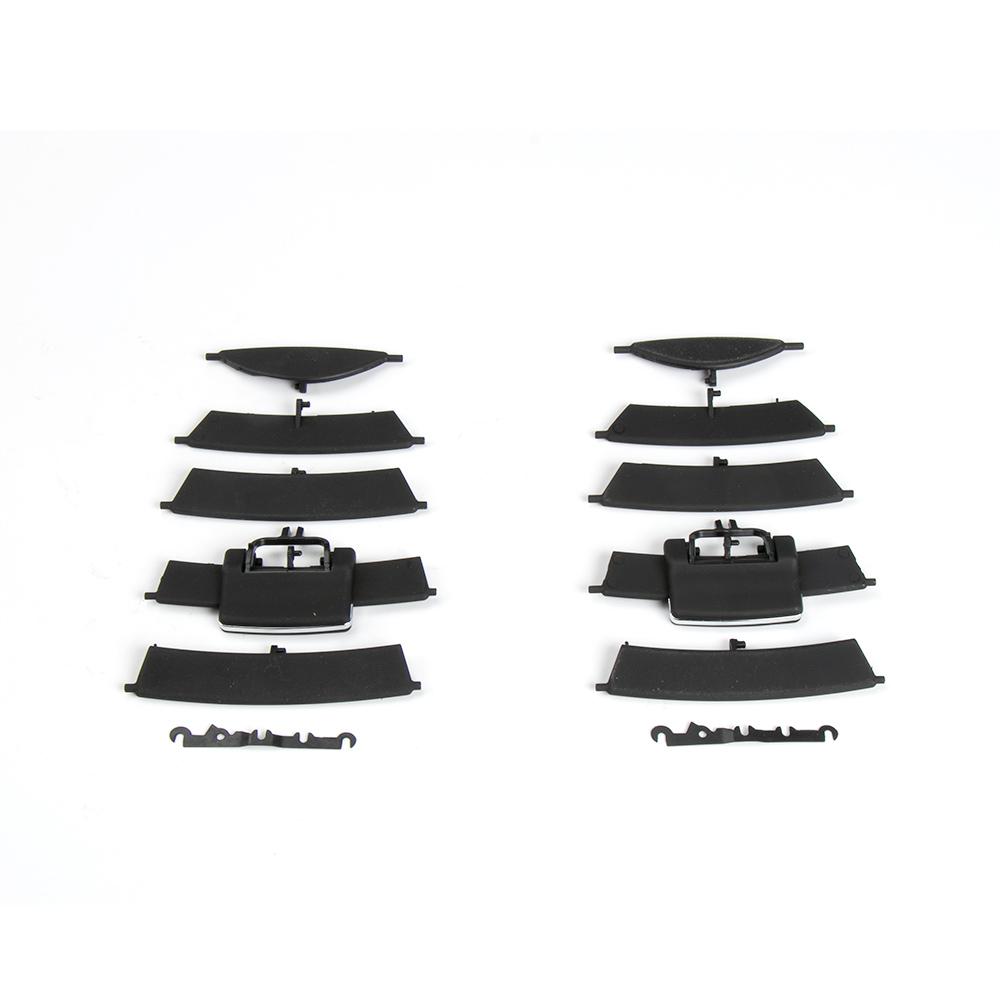 Новый 3-цветный автомобильный центральный приборный блок AC вентиляционная решетка панель ремонтный комплект для Mercedes Benz W164 W292 ML GL класс