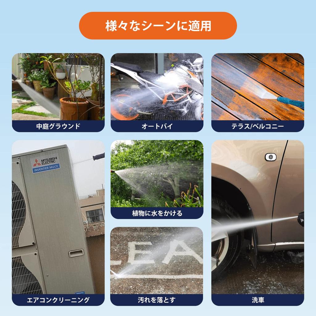 Короткий пистолет для мойки высокого давления Akitsuba, Совместим с Karcher K2, K3, K4, K5, K6, K7, JTK, Латунь, M22-14 мм. Подходит для Karcher серии K (K2, K3,