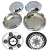 4pcs 76mm /72mm Car Wheel Center Hub Cap Silver With Steel Ring Universal For Retrofitting Hub Center Covers Automobile Repair