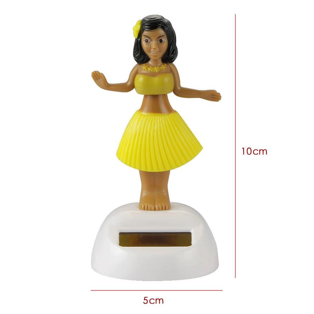 Swinging Bobble Toy Shaking Head Doll Swinging Hawaiian Girl Solar Swinging Doll Dancing Hula Girl