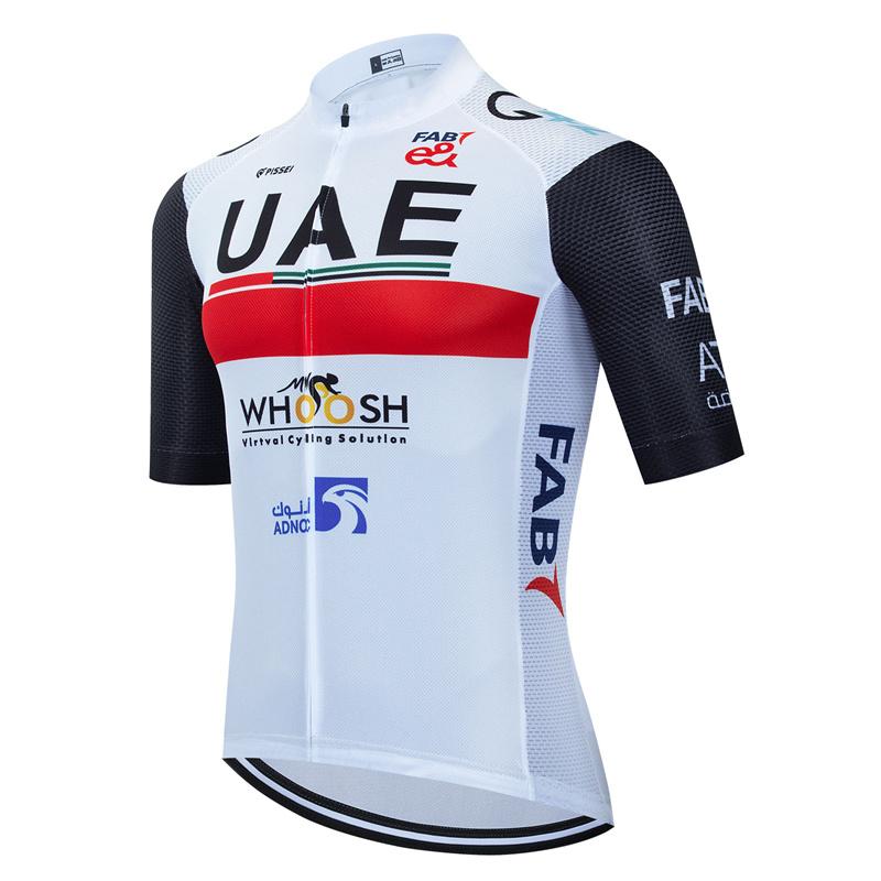 Комплект веломайки ОАЭ 2024 года, мужская командная одежда с коротким рукавом для велоспорта, униформа для горного велосипеда, Maillot Ropa Ciclismo, летняя одежда для велосипедистов