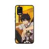 Чехол DT48 Blue Exorcist для iPhone 16 15 Plus 14 13 12 11 Pro 8 7 6S 6 SE 5S X XR XS Max Realme C30 C33 C31 9I Huawei P30 черный мягкий чехол