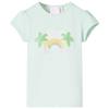 T-shirt for Children Light Mint 92/104/116/128/140