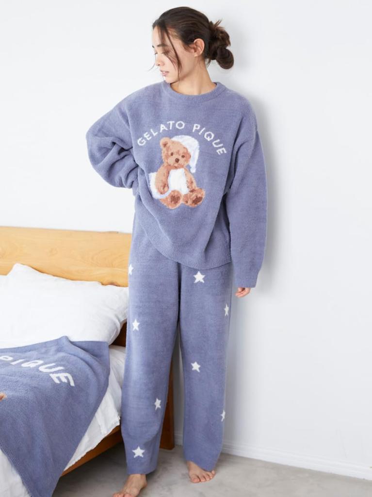 GOOD NIGHT BEAR JQD Pullover PWNT244087 OWHT Free Size [Gelato Pique] Women's