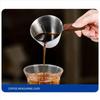 Wood Handle Espresso Measuring Cup 304 Stainless Steel Small Milk Pitcher  Coffee Measurements