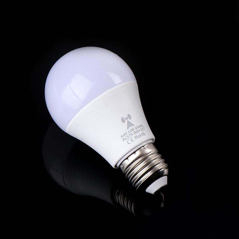 1Pc 220V E27 Radar Motion Induction Lamp Built-In Radar/Light Sensors For Home Stairs Microwave Radar Detection Led Light Bulb