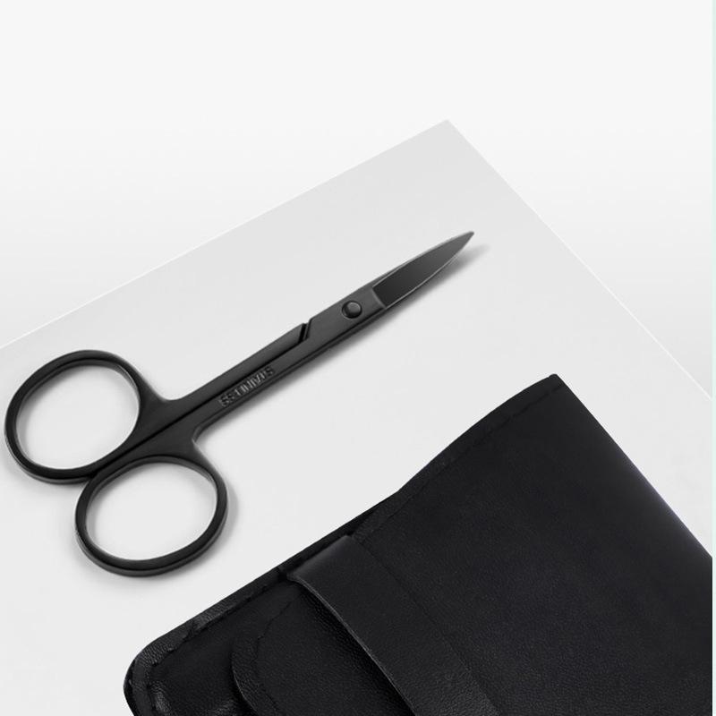 4/5 шт./компл., пинцеты для ресниц из нержавеющей стали, профессиональные принадлежности для наращивания ресниц, средства для удаления волос на бровях с сумкой, антистатические