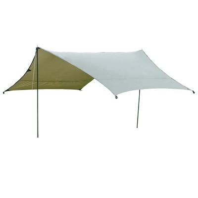 BUNDOK Mini Hexagon Tarp Khaki 430 x 350 см с 2 стойками BDK-21O Прибл.