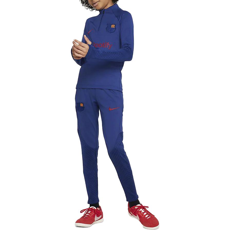 Nike Трикотажные спортивные штаны с принтом, однотонные, модные, удобные, детские штаны, синие DR5068-455