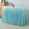 Rectangular Tablecloth Conference Exhibition Solid Table Cover Elegant Table Skirt For Wedding Banquet Party Desk Decor