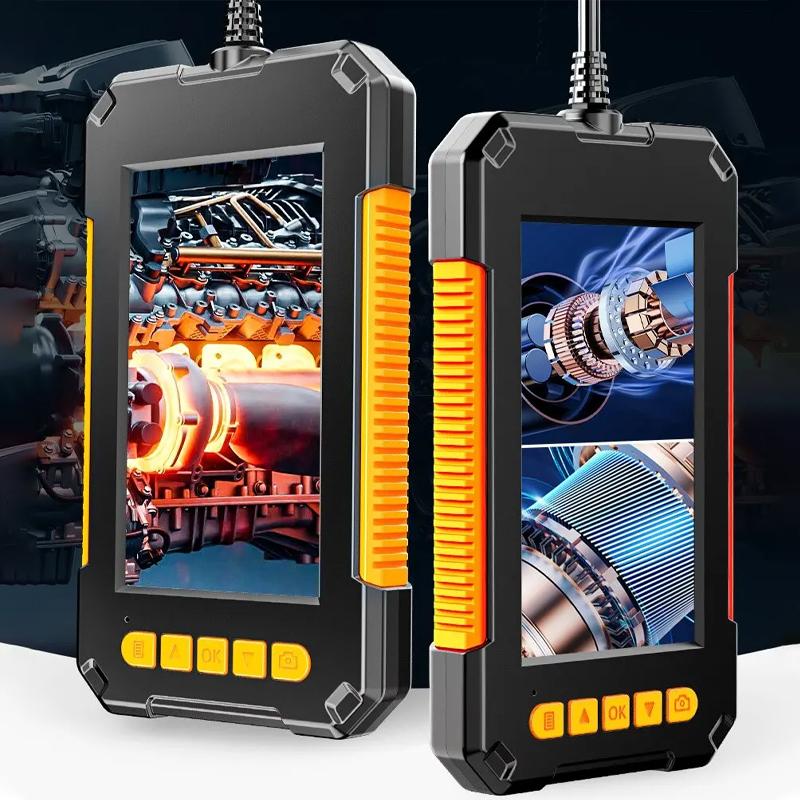 Промышленная эндоскопическая камера 1080P 4.3 "однообъективный HD1080P автомобильный инспекционный бороскоп IP68 водонепроницаемая канализационная камера с HD LED