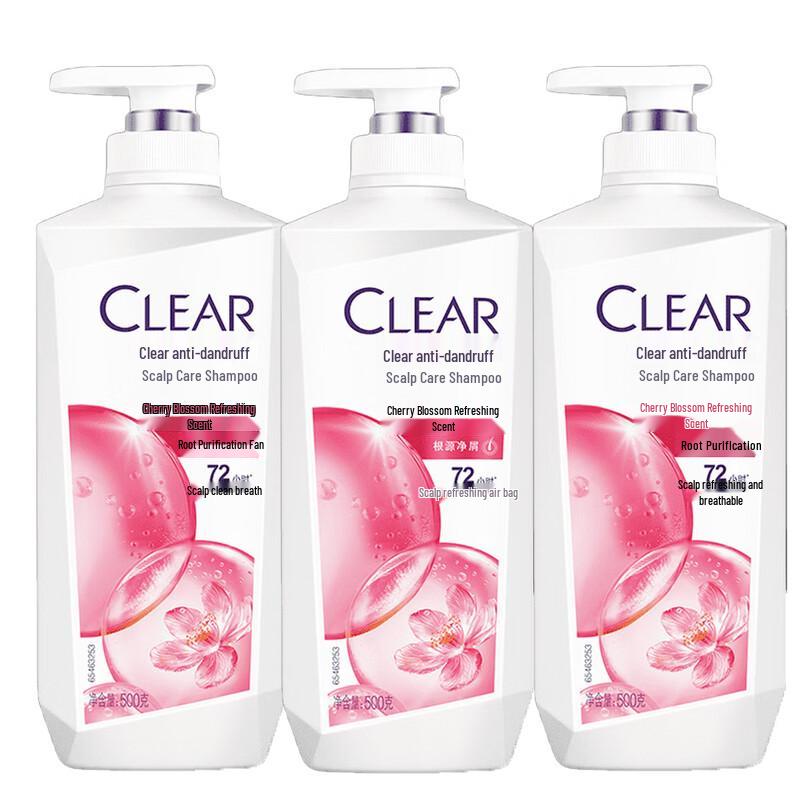 CLEAR Cherry Blossom Refreshing Anti-Dandruff Shampoo