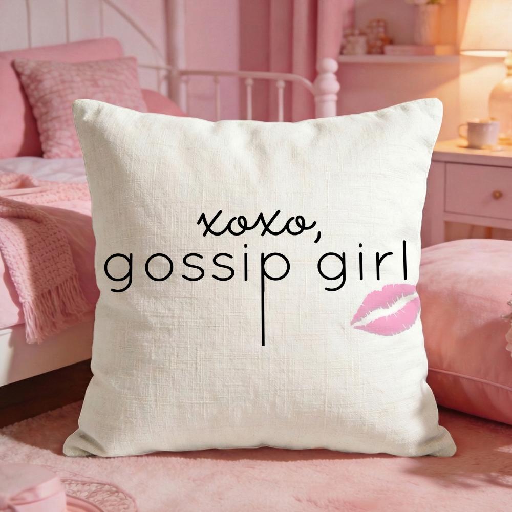 Cool Movie GGossip Girls Cushion Cover Premium Comfort Reversible Pillow Cove Two In One Design For Any Room Car Interior