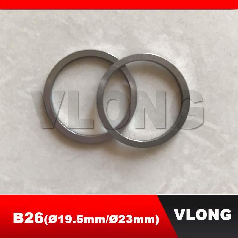 50PCS B26 ed Shims 1.340mm-1.800mm Common Rail Injector Adjust Shims Nozzle Valve Lift Adjusting Washers Adjustment Gasket