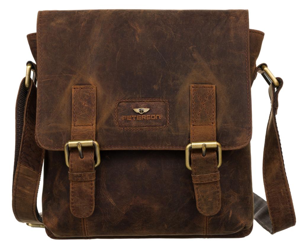 PTN 996-M-NSH-4901 TAN leather bag