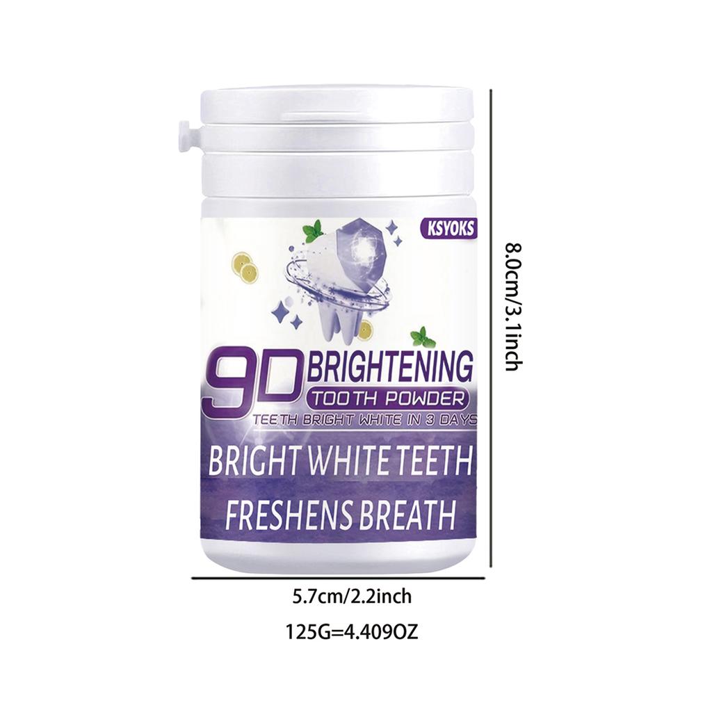 Удаляет грязь и помогает создать чистую полость рта. Зубной порошок обладает мягким и эффективным очищающим действием