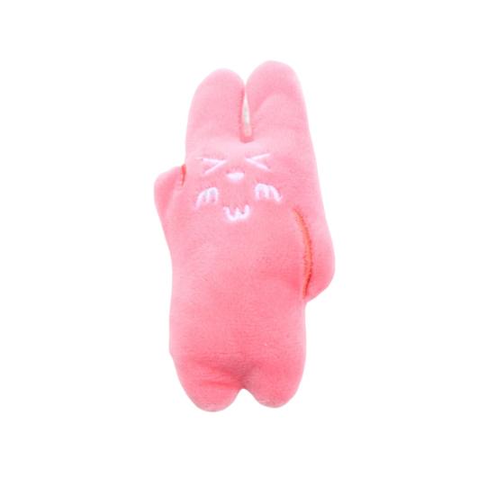 Игрушка для кошки, устойчивая к укусам, мягкая, в форме мультяшного кролика, дразнилка для котенка, игрушка с кошачьей мятой, товары для домашних животных