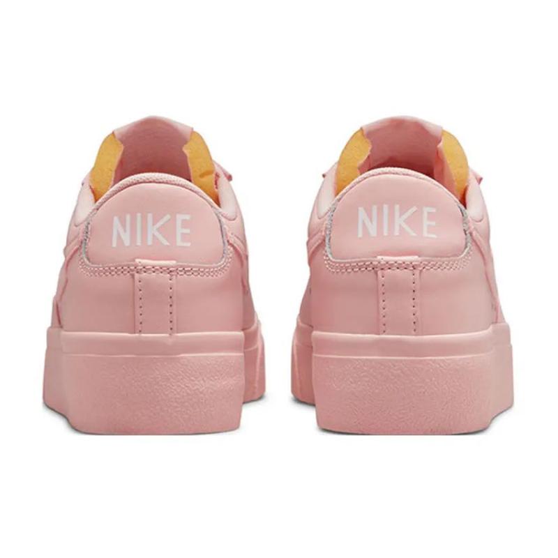 Nike Женские кроссовки Blazer Low Platform Atmosphere Pink, обувь для скейтборда DJ0292-600