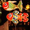 Carp Lantern DIY Handheld Chinese New Year LED Fish Lantern for Party Traditional Festival Decorations
