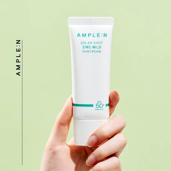 AMPLE:N Sola Shot Zinc Mild Suncream 40ml SPF50+ PA++++